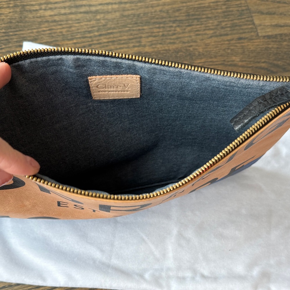 Clare V Spring Is Here Flat Pouch EUC RARE!! - Picture 6 of 9